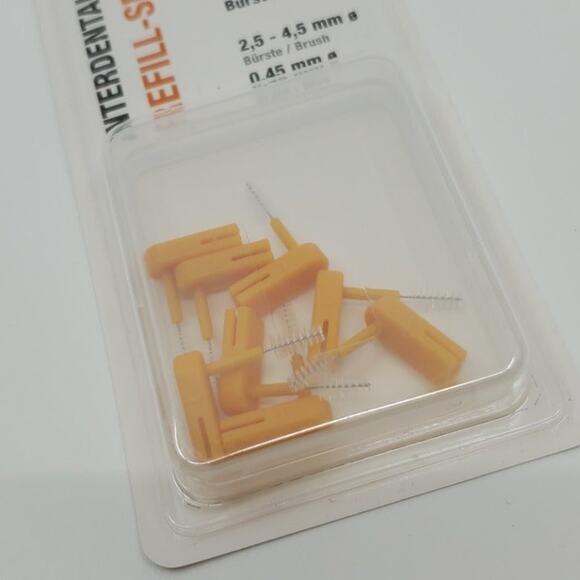 Wingbrush 8X Interdental Brush Heads Attachments Refill Set ISO3 New - Picture 3 of 9